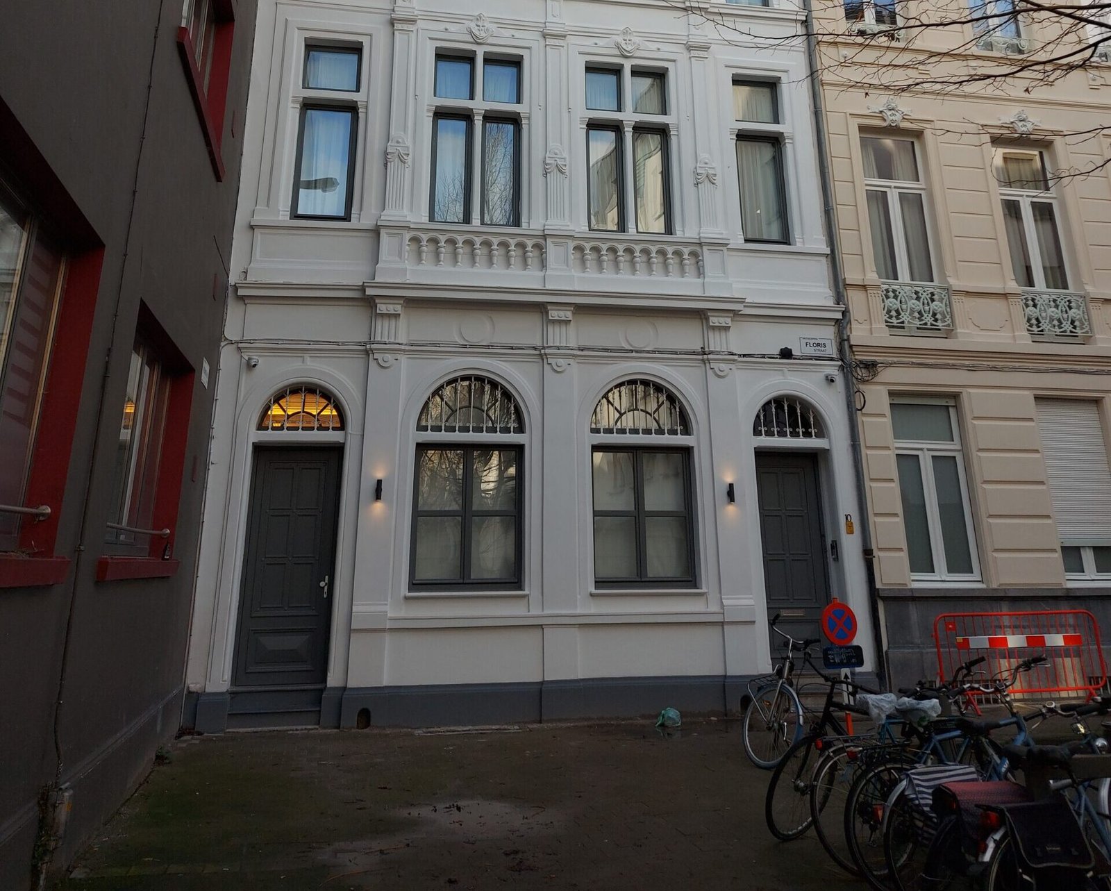The outside of a completely refurbished townhouse ,led by CG permits - architectural services